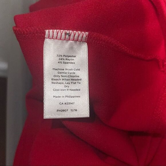 ‎Talbots Red Keyhole Sheath Dress - Petite - Picture 5 of 5